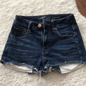 High rise Jean shorts